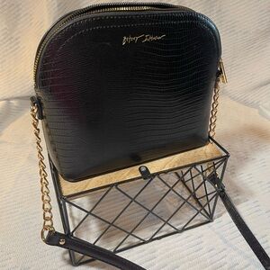 Betsey Johnson Black shoulder bag (shelf in picture not for sale)